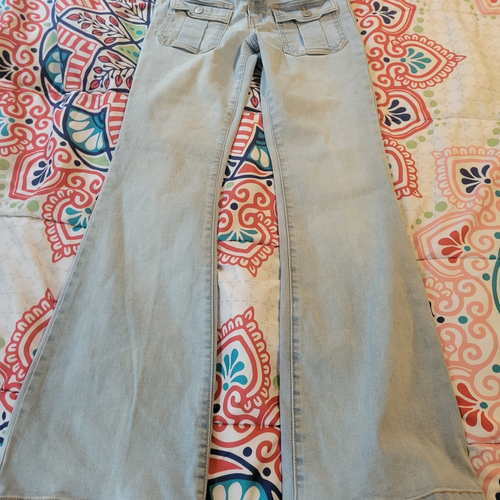 Girls Art Class Size 12 Light Blue Flared Jeans